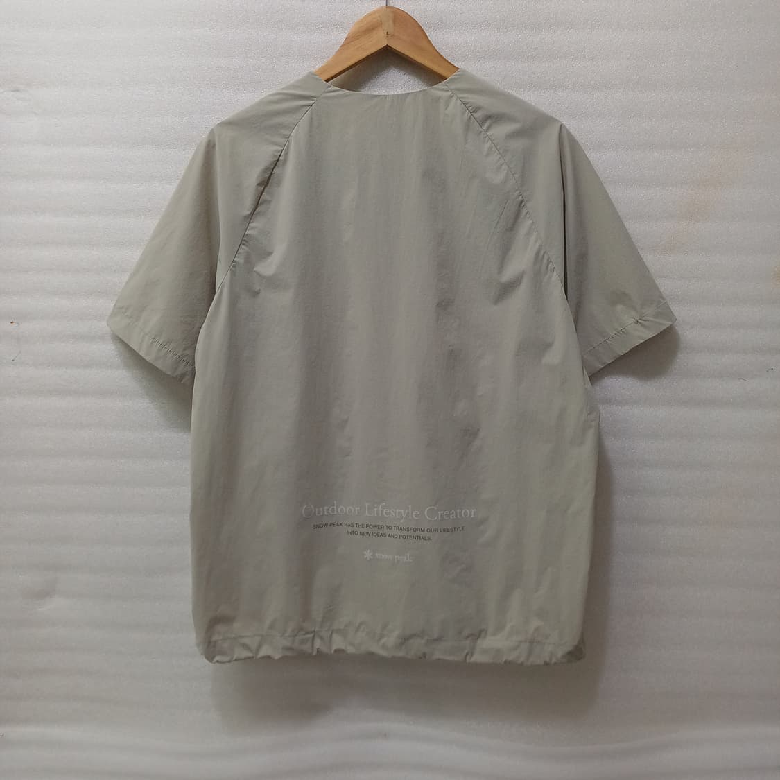 스노우피크 경량 우븐 반팔 점퍼 티 점퍼 남성 루즈 S 훌륭 사랑봉봉 상품이미지2