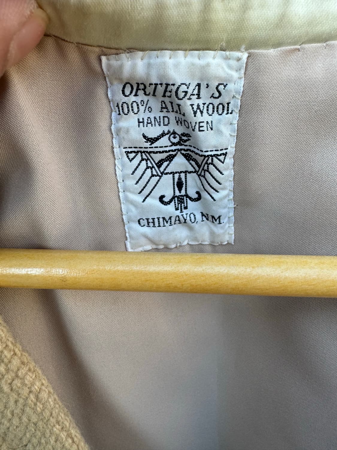 90s 오르테가 핸드 우븐 울 치마요 베스트 나바호 웨스턴 조끼 상품이미지7