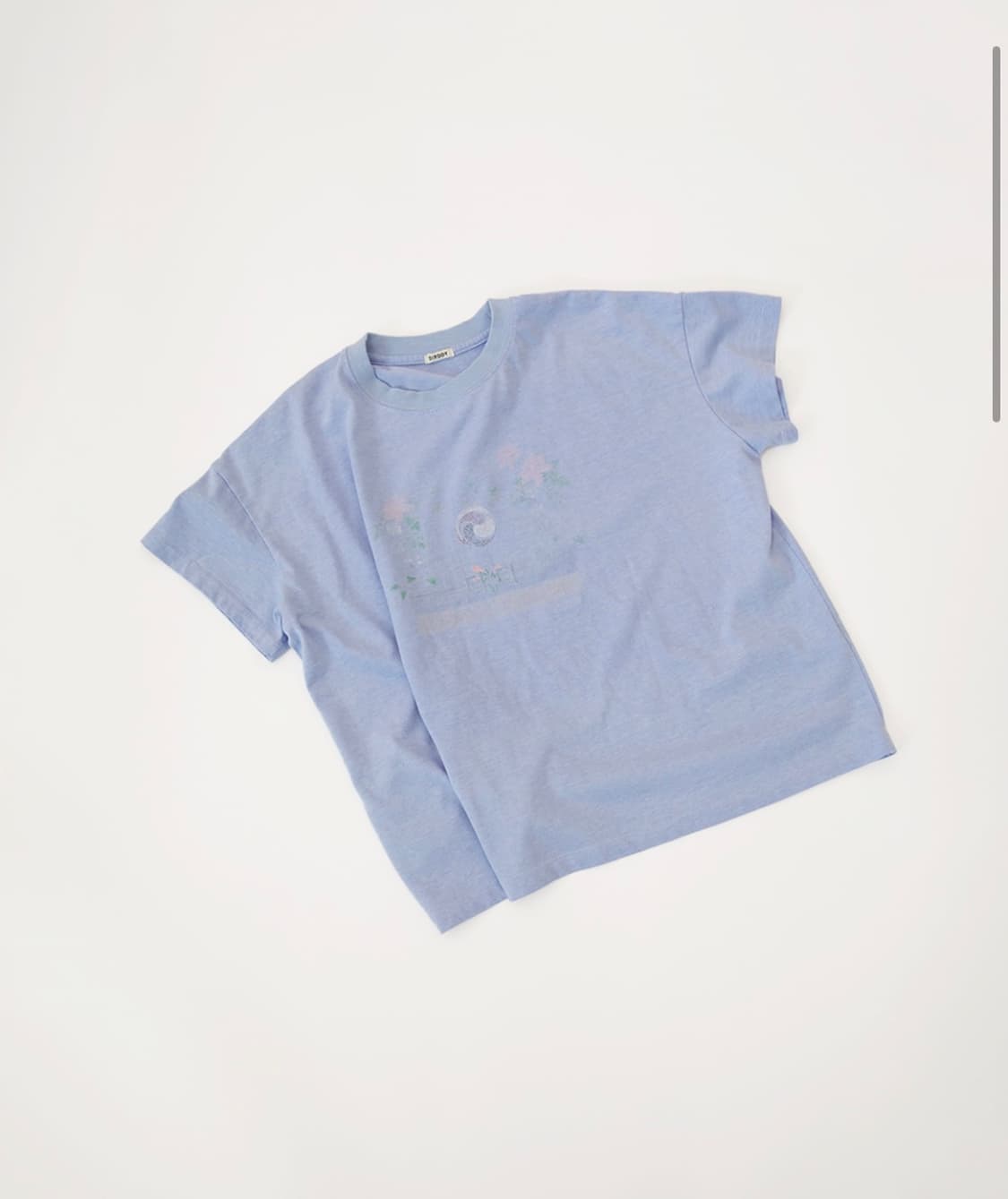 New Dirddy Vintage Top - Sky Blue 상품이미지1