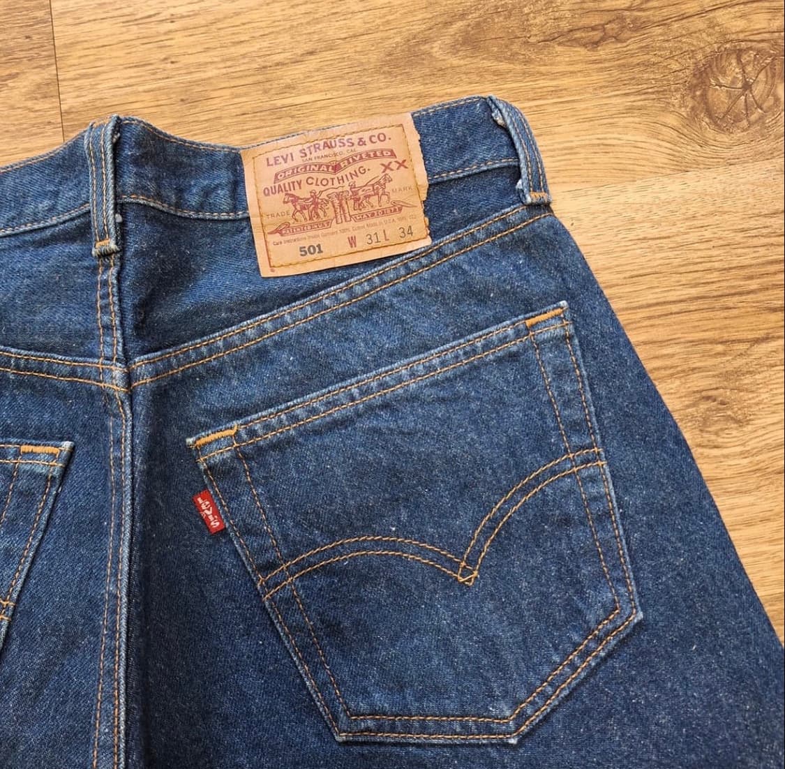90s 미제 리바이스 501 W31 L34 상품이미지8