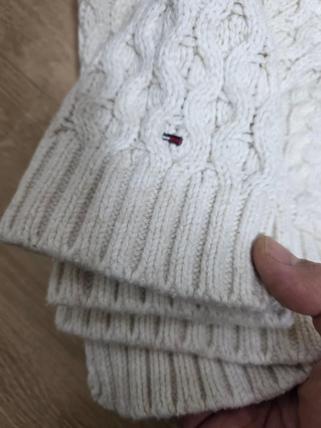 타미 여성 케이블 니트 가디건 아이보리 상품이미지4