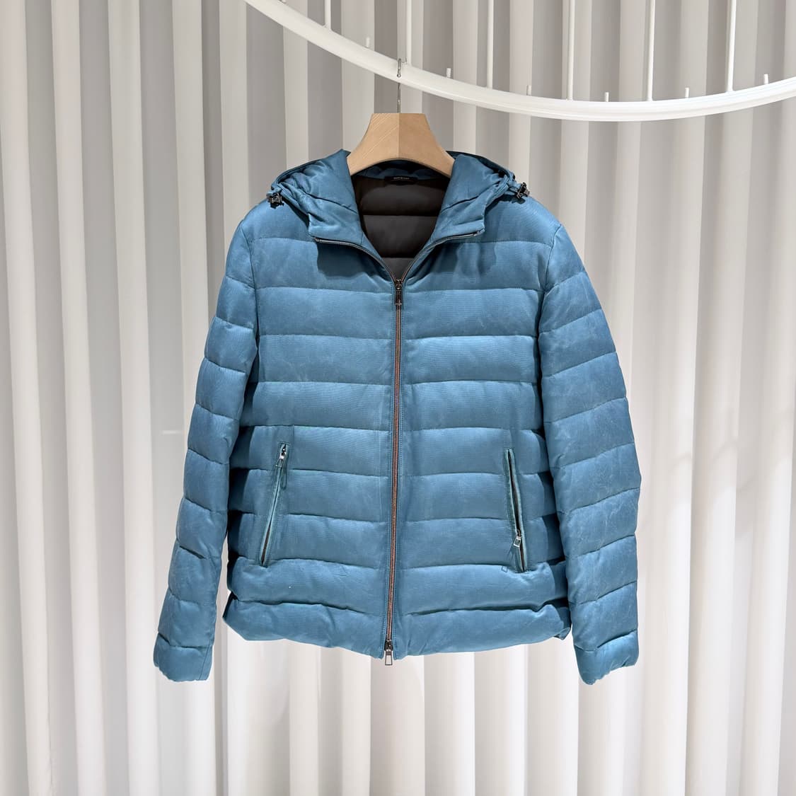 (A+/M) / 로로피아나 퀄티드 실크 드윌 후드 패딩 상품이미지1