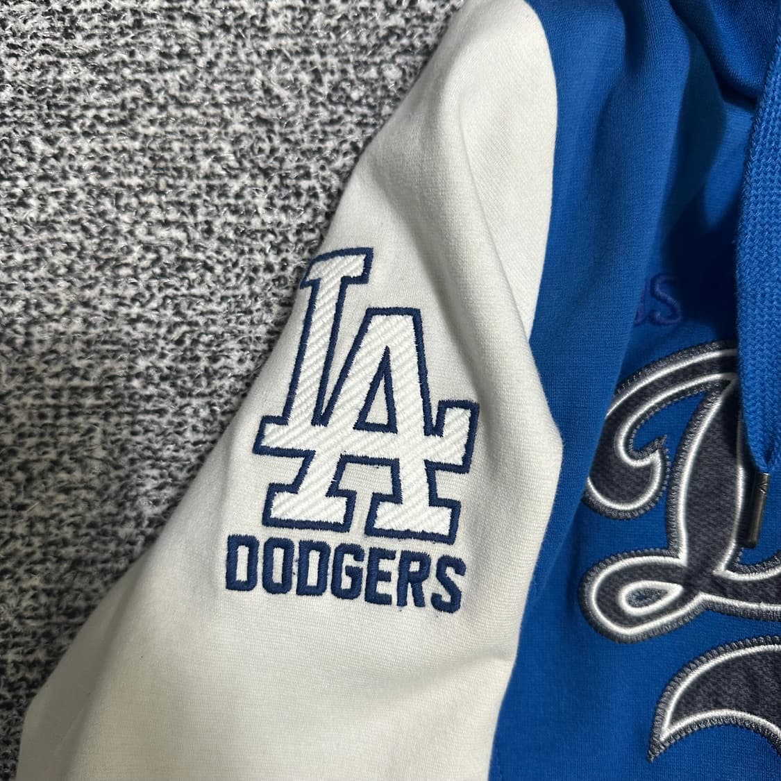 (100) MLB LA 다저스 후드 야구자켓 바시티 자켓 상품이미지3