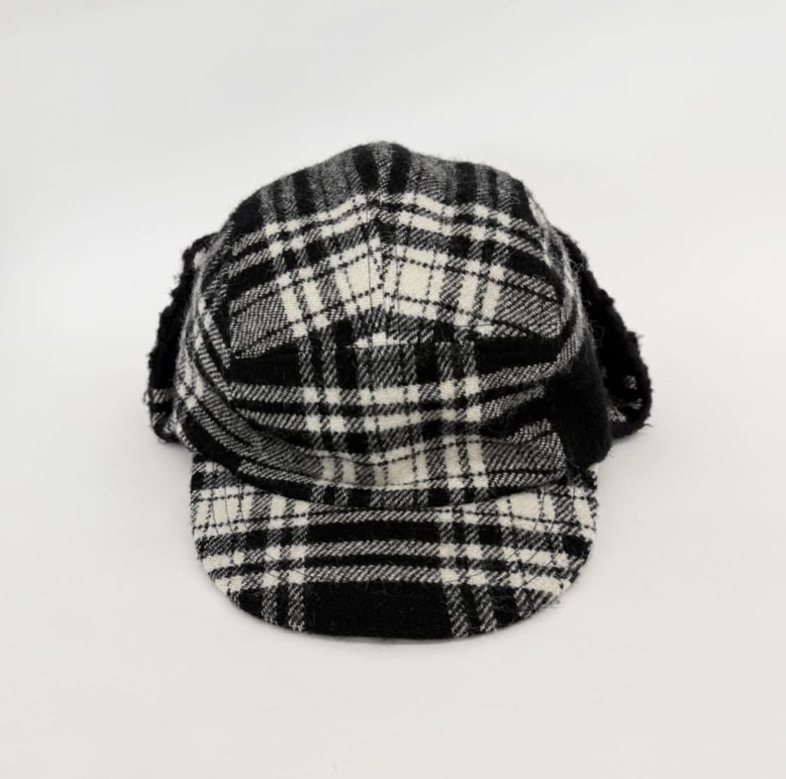 요코 사카모토 체크 이어플랩 캡 상품이미지1