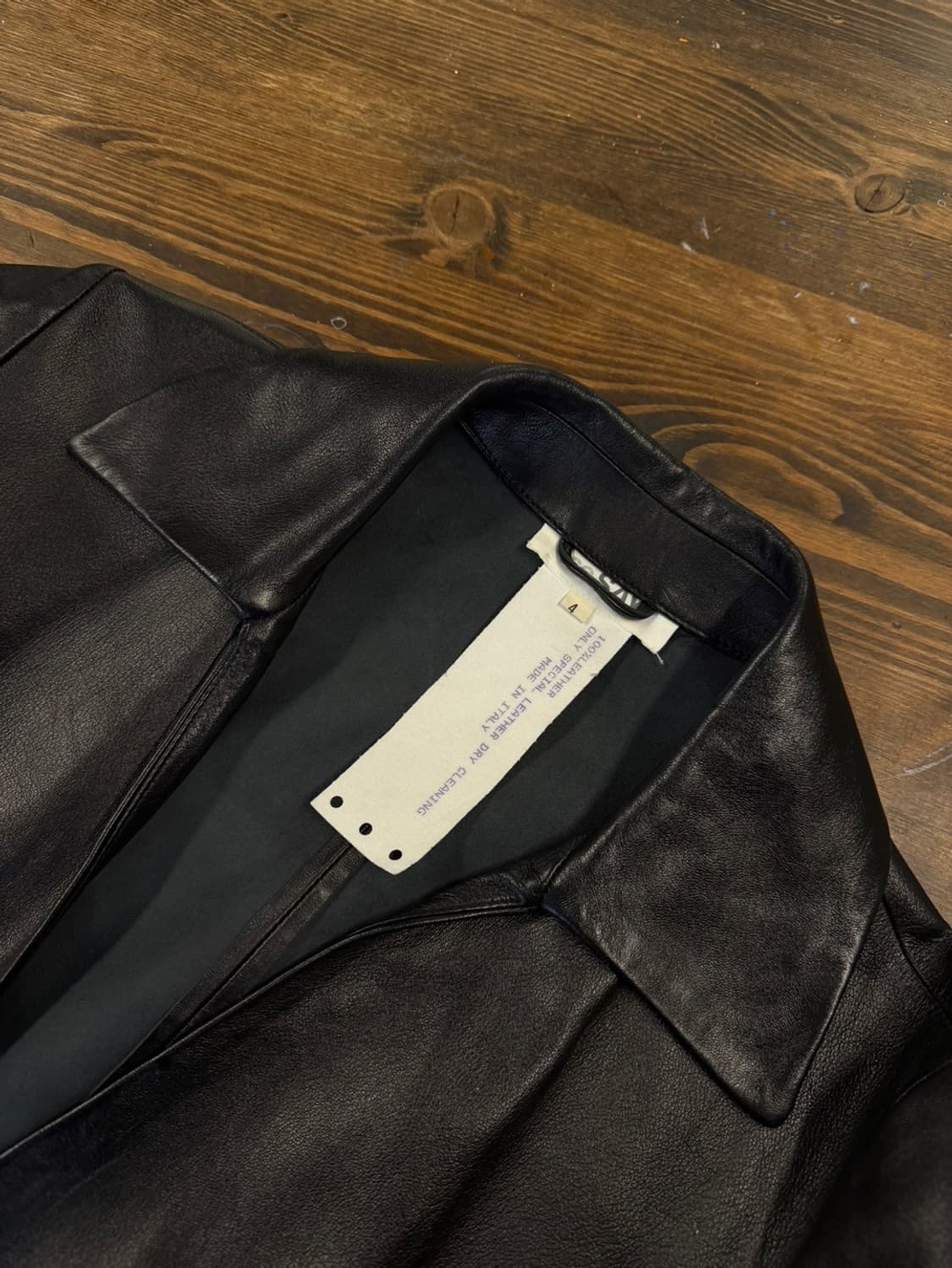 TSE 캐시미어 램스킨 레더 자켓 55 상품이미지6