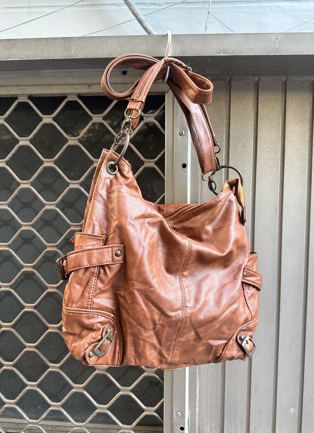 None vintage brown shoulder bag 상품이미지1