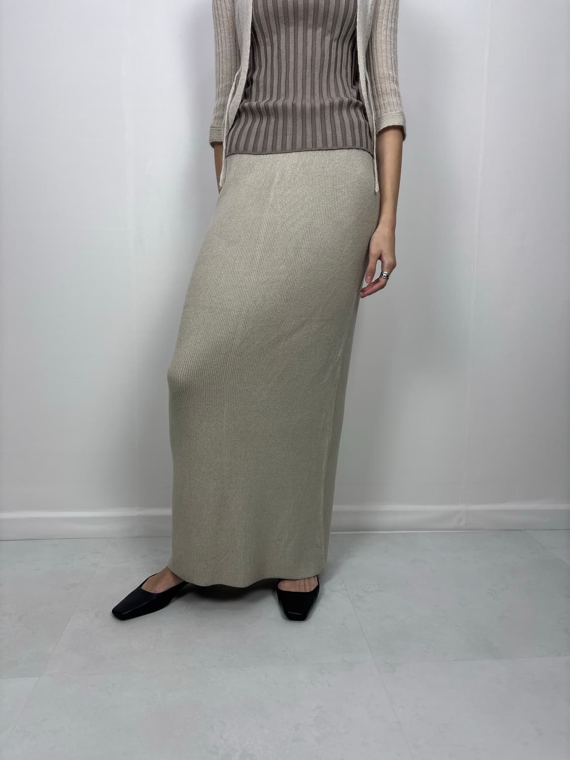 STRUCTURED KNIT SKIRT 상품이미지6