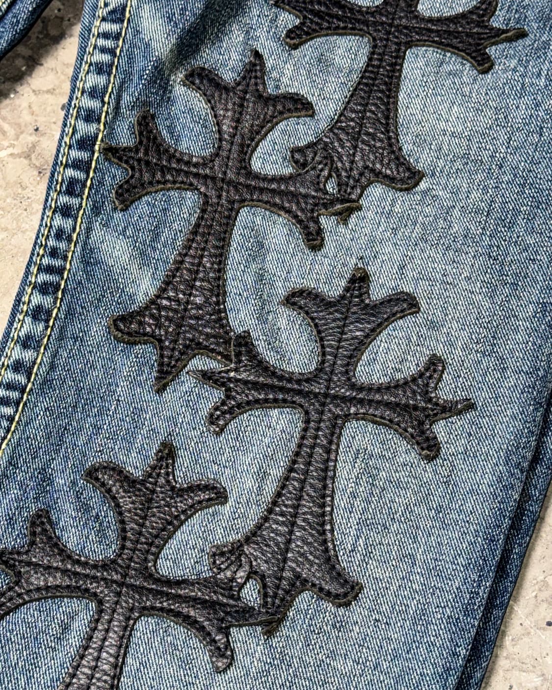 AGATE LABEL – Cross Patch Slim Denim PT 상품이미지5