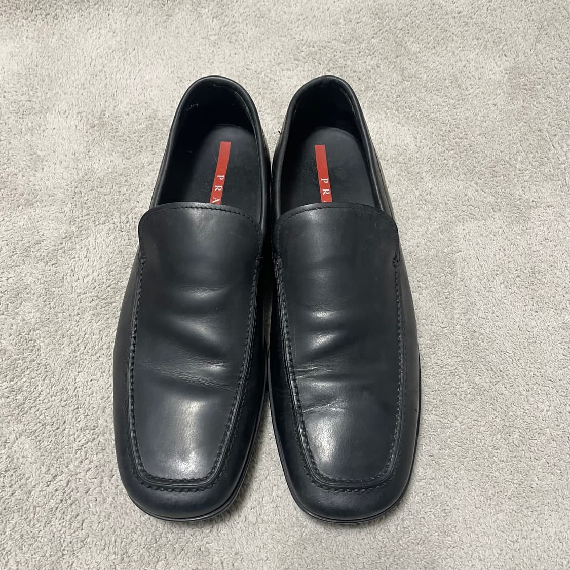 265) 프라다 스포츠 레더 로퍼 구두 상품이미지4