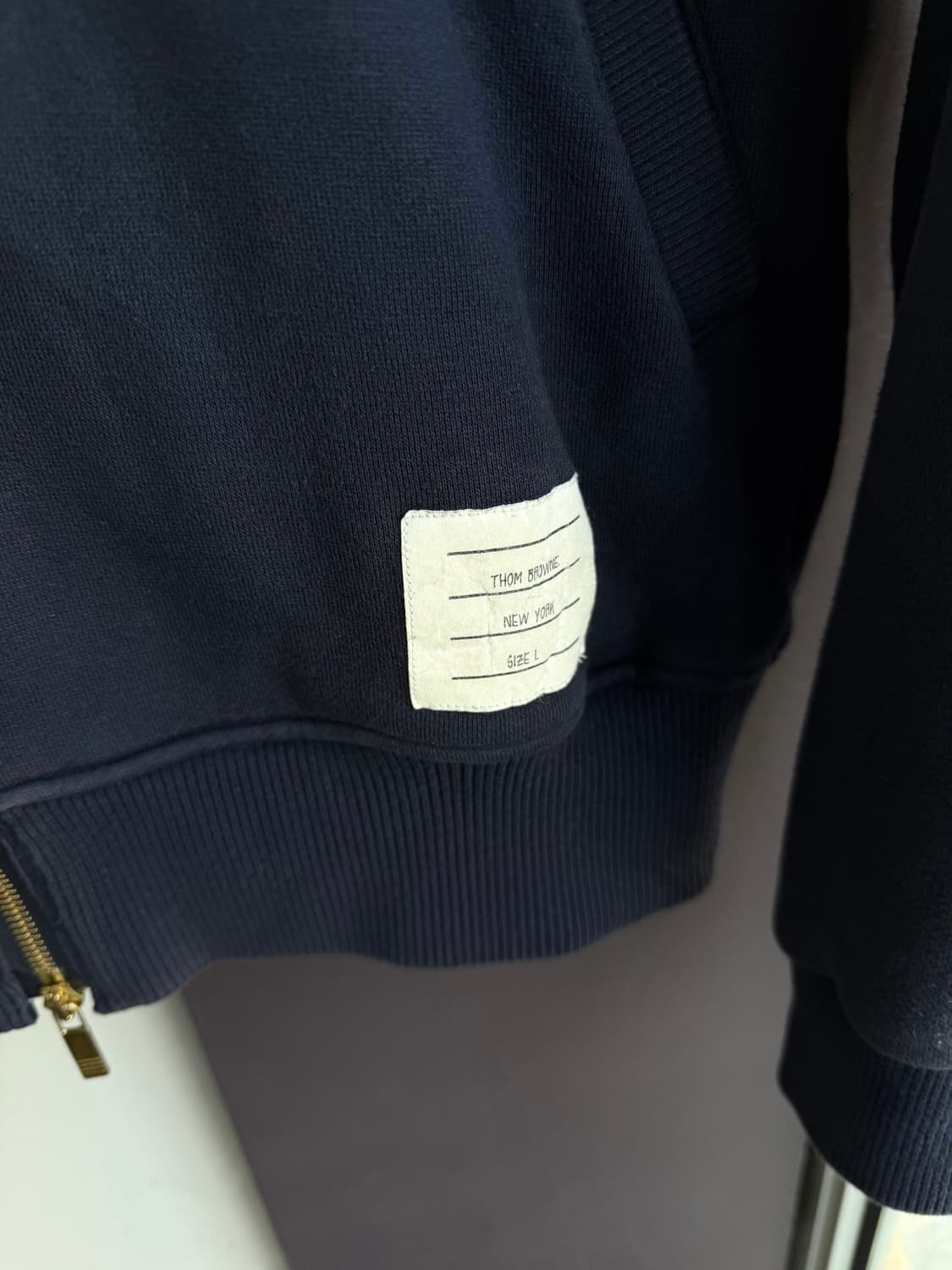 1/ 톰브라운 클래식 4-바 루프백 집업 자켓 상품이미지6