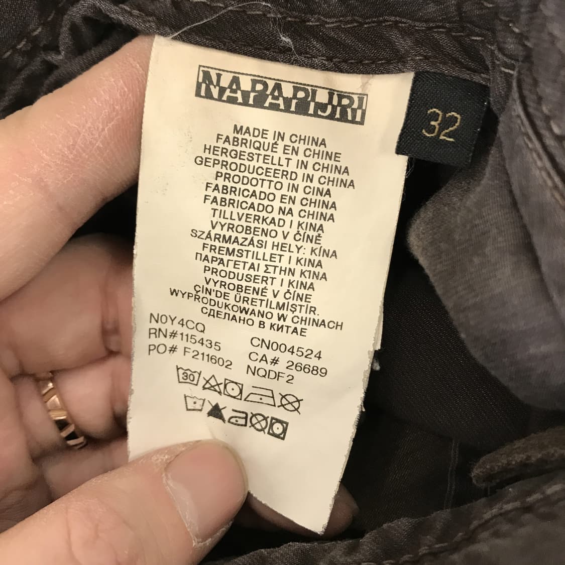 나파피리 가먼트다잉 카고팬츠 [32인치] 상품이미지5