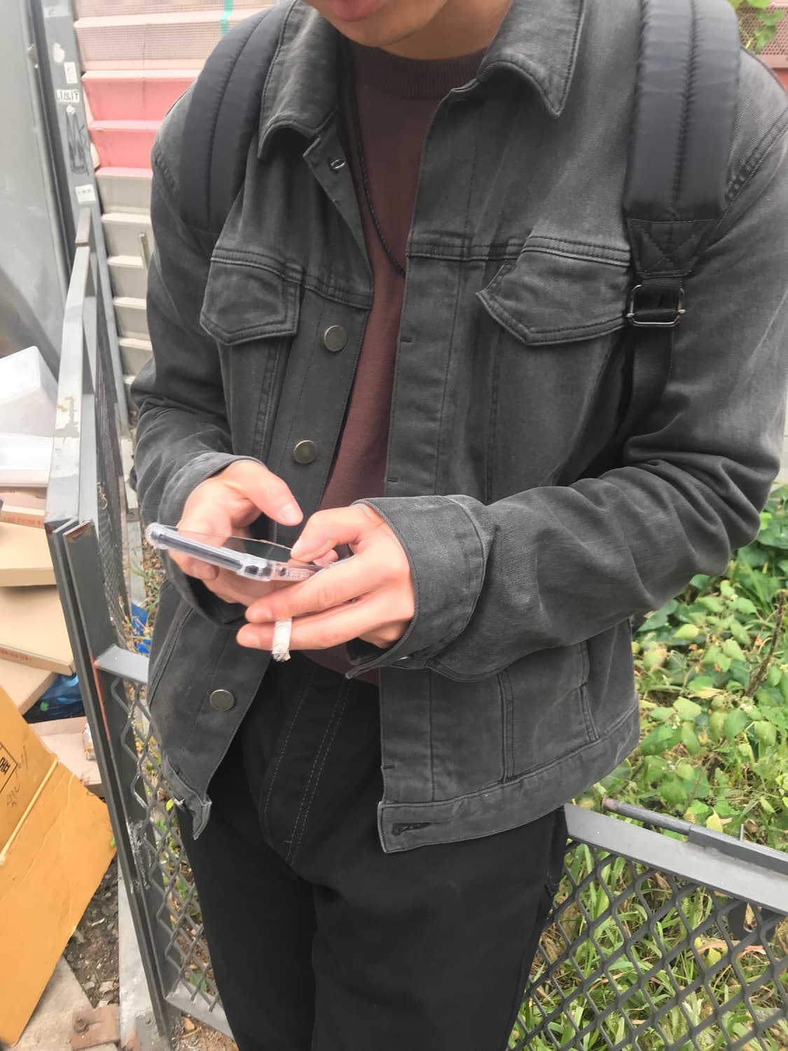 헬무트랭 왁스 코팅 자켓 상품이미지2