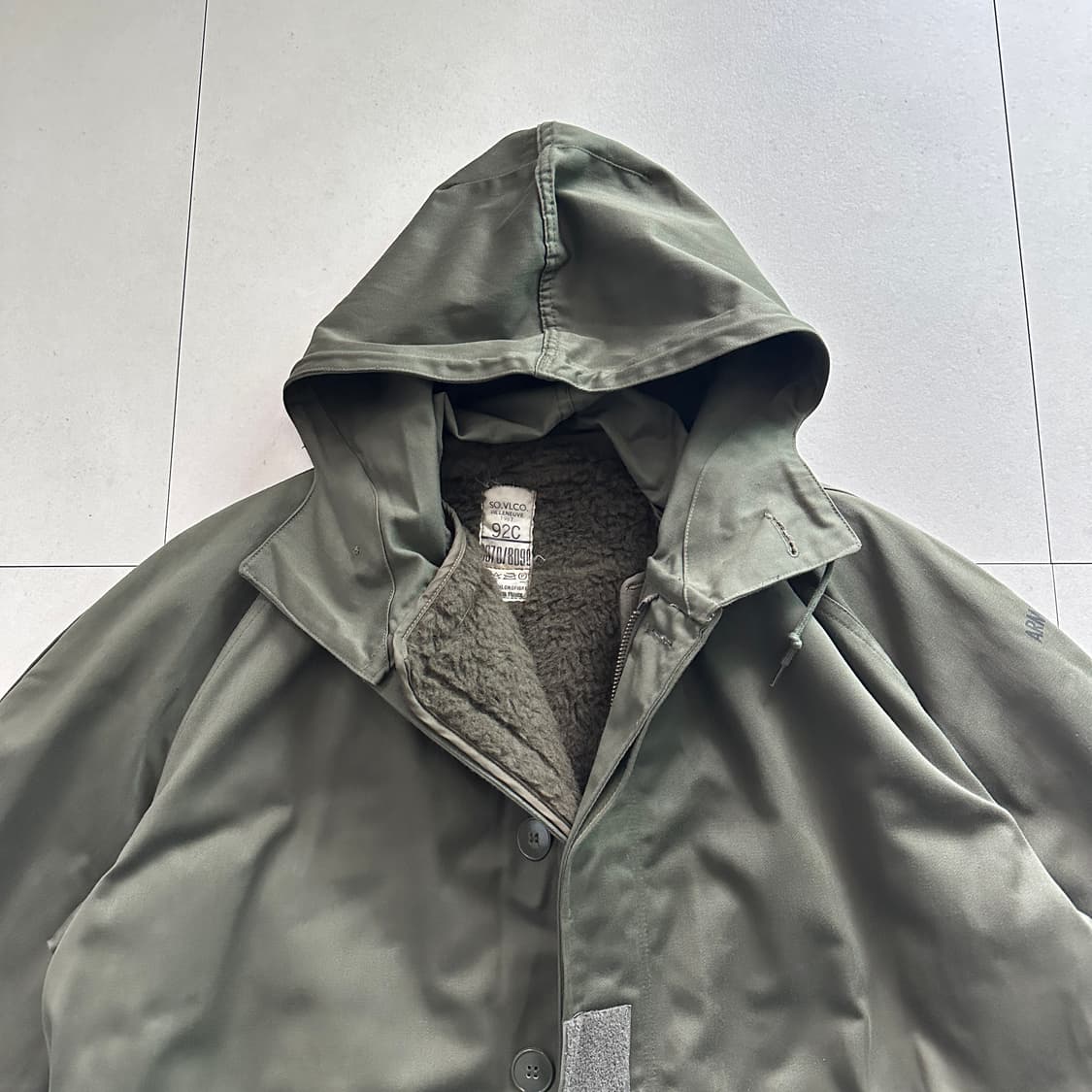 80s 프렌치 아미 프랑스군 M-64 파카 내피포함  상품이미지2