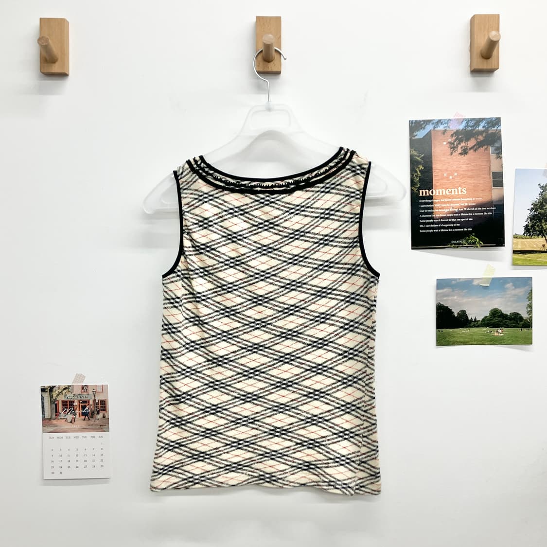 버버리 노바체크 슬리브리스 상품이미지6