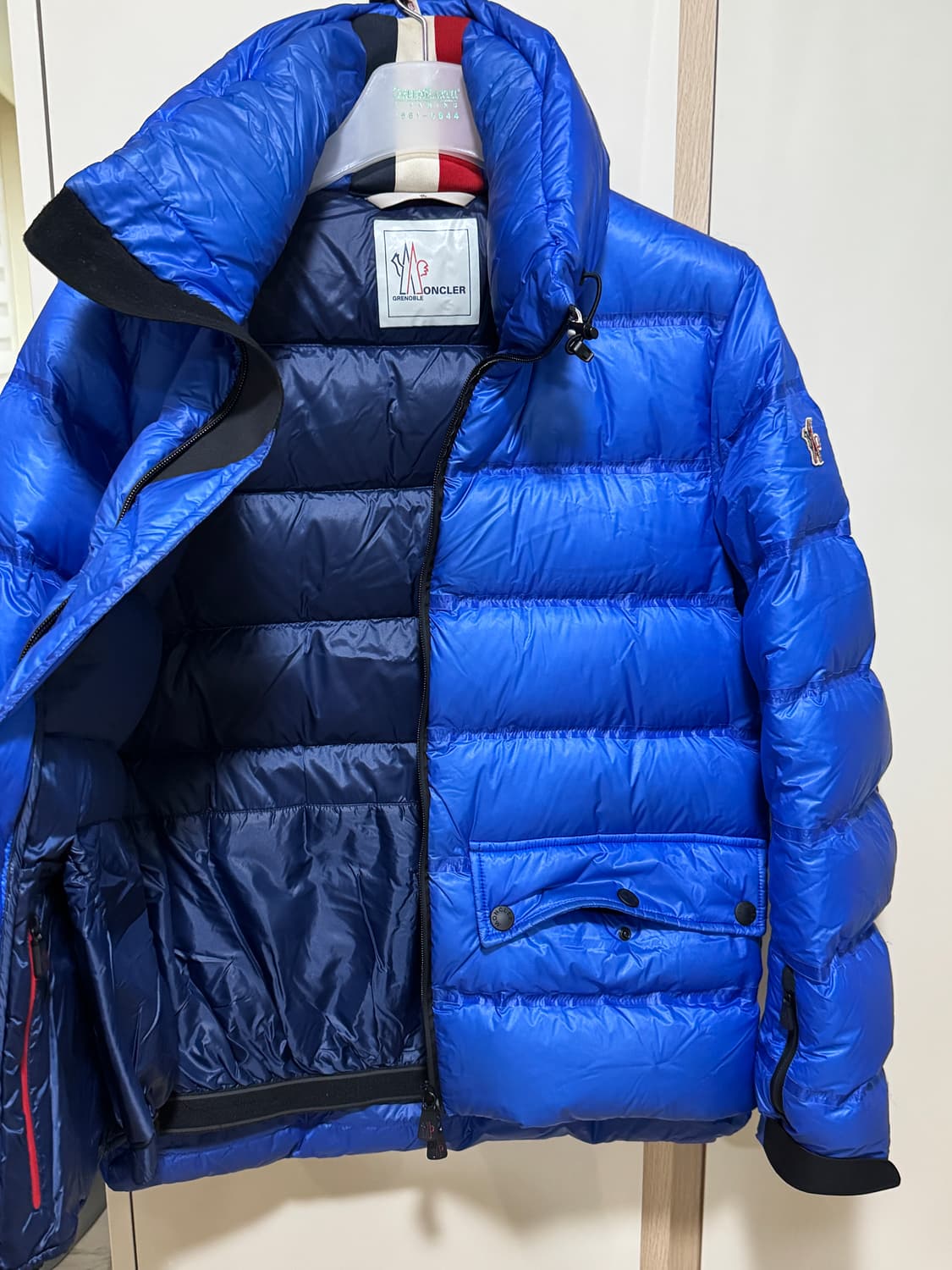 몽클레르 (글레노블 스키 라인) 블루 남성 패딩 자켓 몽클레어 상품이미지7