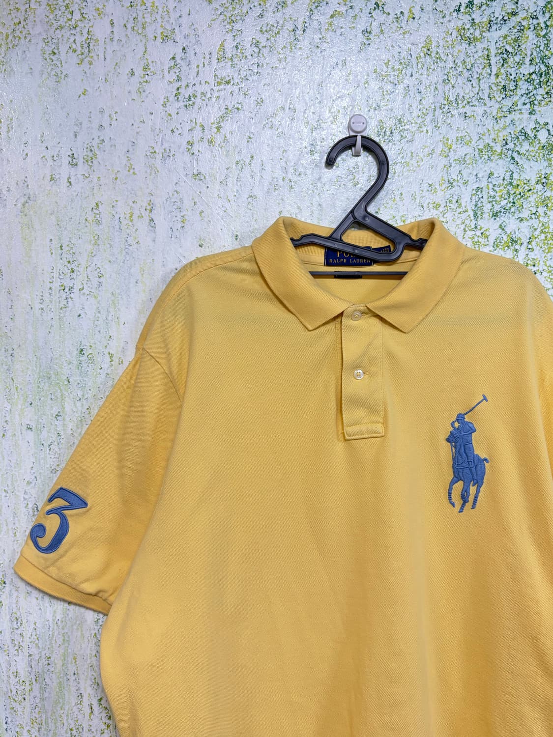 폴로 빅포니 치프키프 옐로우 노랑 반팔 카라 티셔츠 XL 상품이미지7