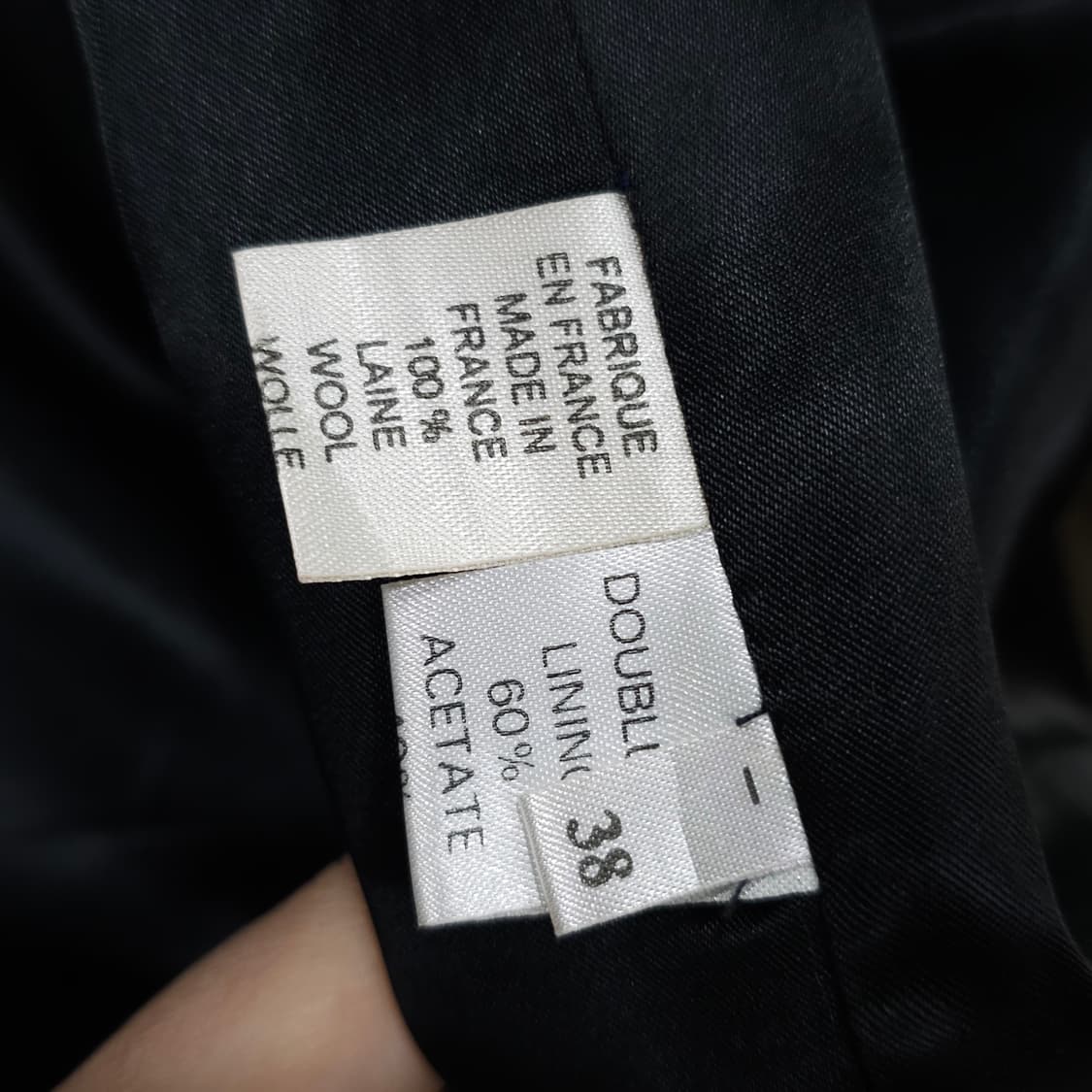 프랑스 빈티지 트위드울 오버핏 더블코트- 우먼프리 상품이미지10