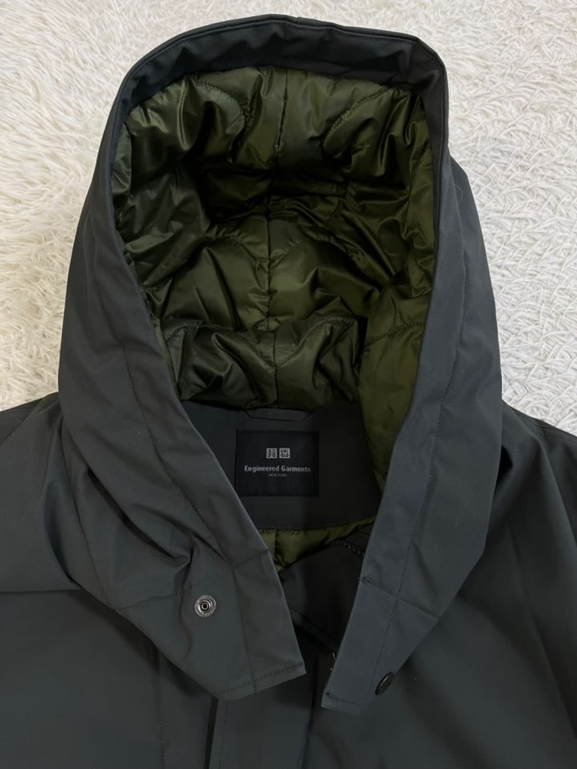 유니클로X엔지니어드가먼츠 퍼프테크 후드 코트/#3147 상품이미지5