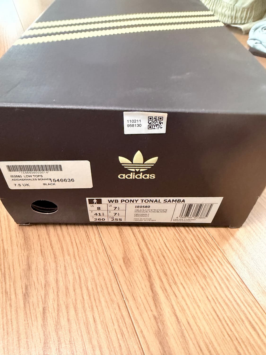 아디다스 삼바 웨일스 보너 포니 터널 삼바 코어블랙 상품이미지3
