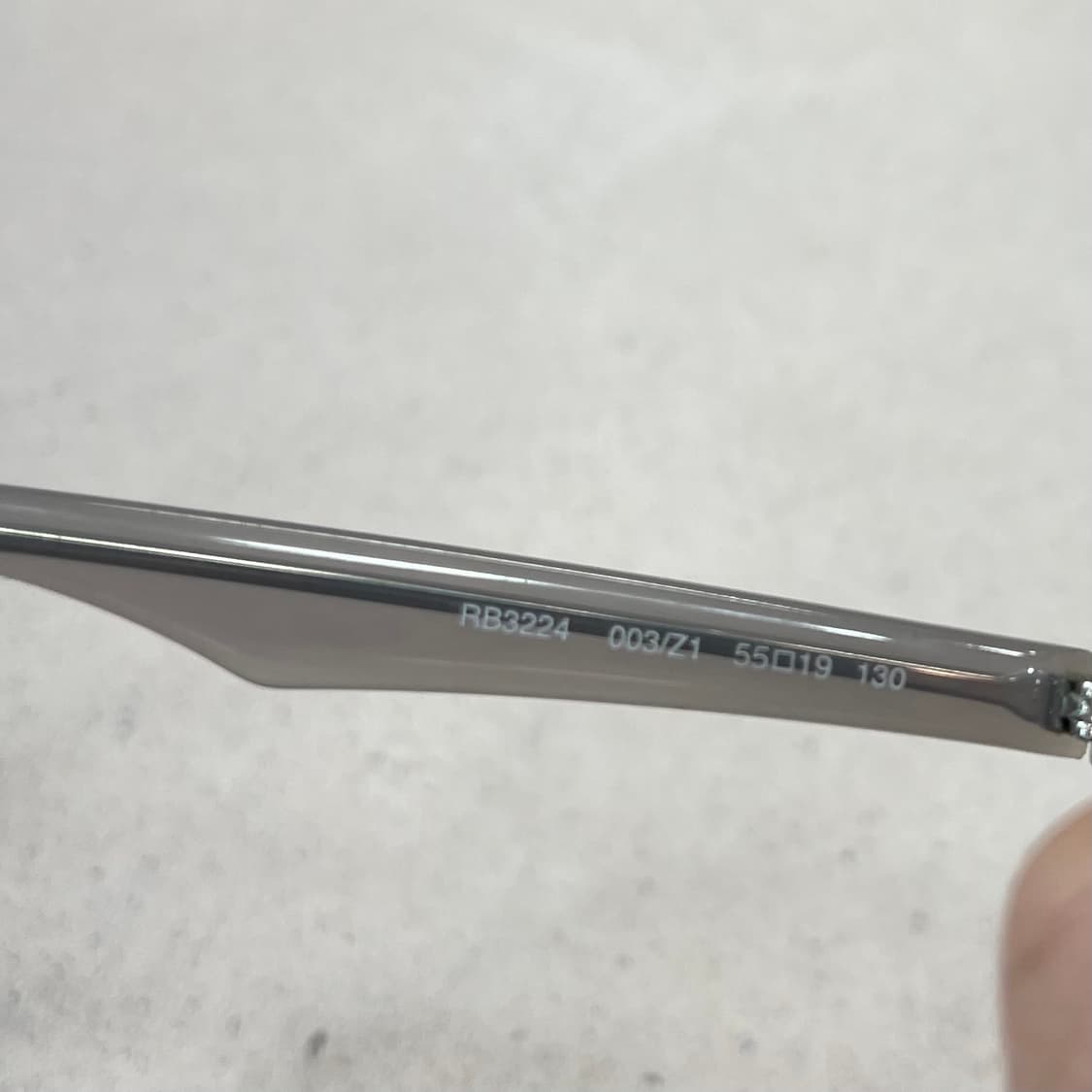 레이벤 고글라인 선글라스 made in japen RB3224 실버미러 상품이미지4