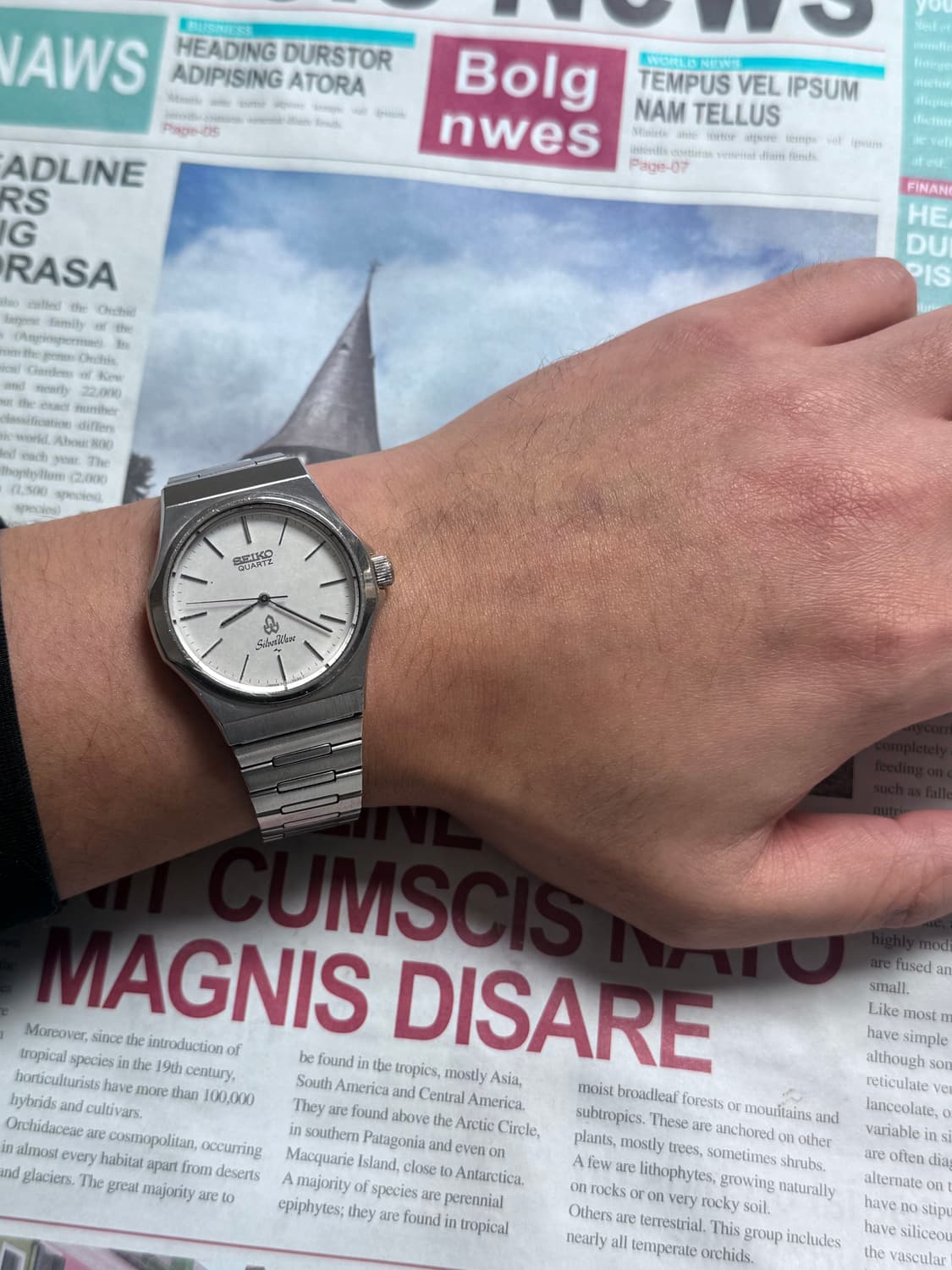 세이코 Seiko 쿼츠 Silverwave 상품이미지4