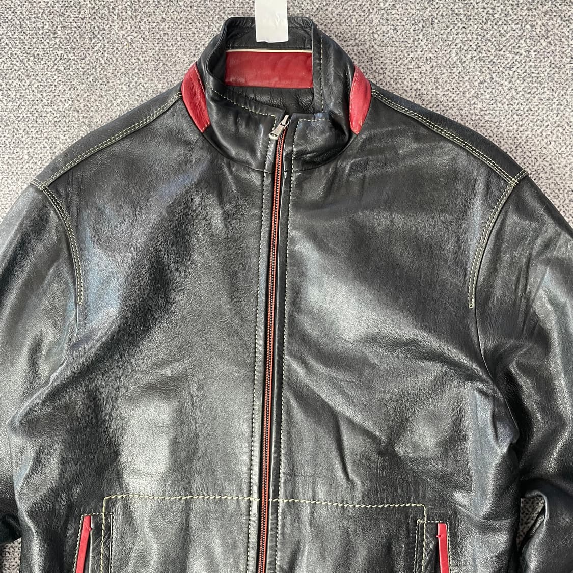 가죽 자켓 블랙 상품이미지3