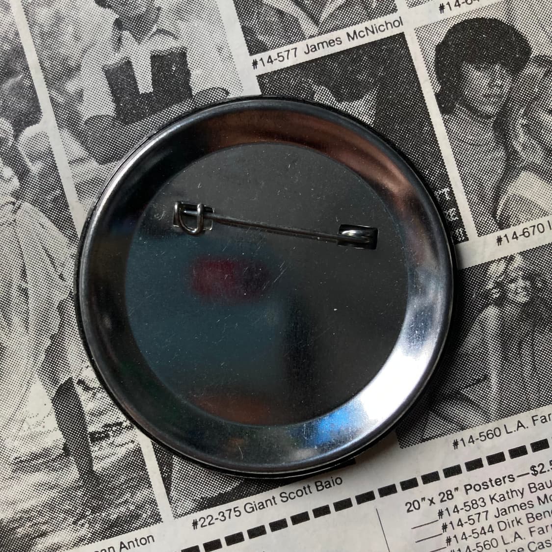 빈티지 canon 캐논 레터링 텍스트 프린팅 핀 버튼 뱃지 브로치 상품이미지2