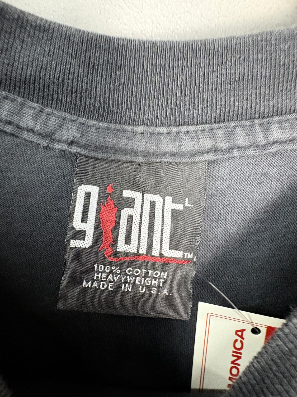 빈티지 너바나 네온 그래픽 블랙 반팔 A3766 상품이미지6