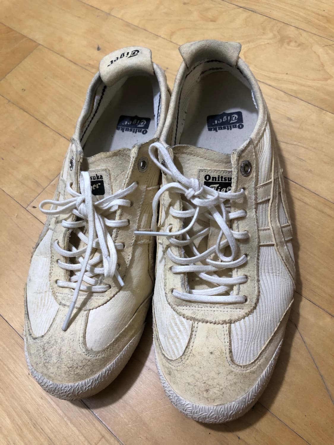 오니츠카타이거 멕시코66 SD 크림 옐로우 스니커즈 240 상품이미지2