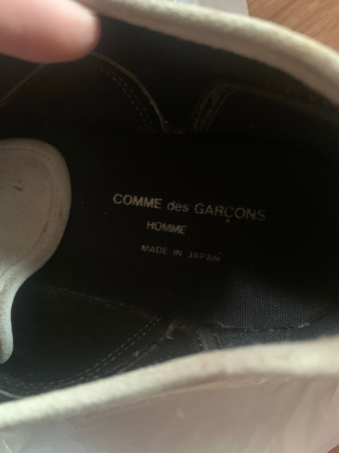 90s 꼼데가르송 옴므 스니커즈 상품이미지5