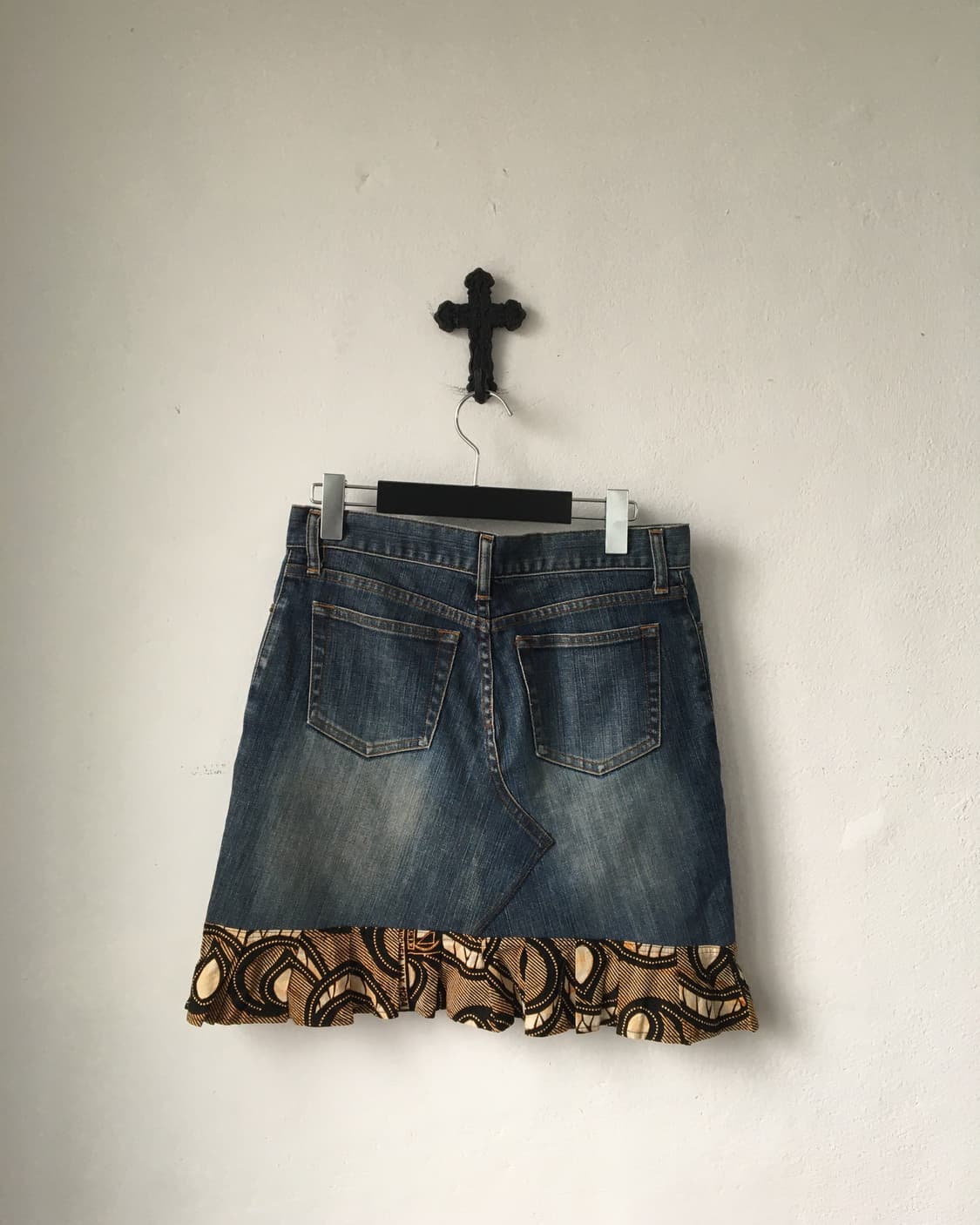 Layered point denim skirt 상품이미지2