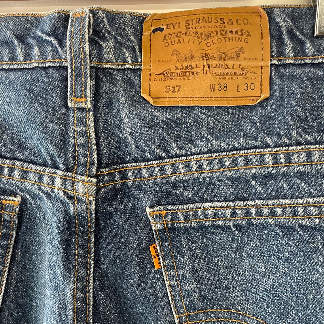 90s 리바이스 517 부츠컷 데님팬츠 USA 상품이미지7