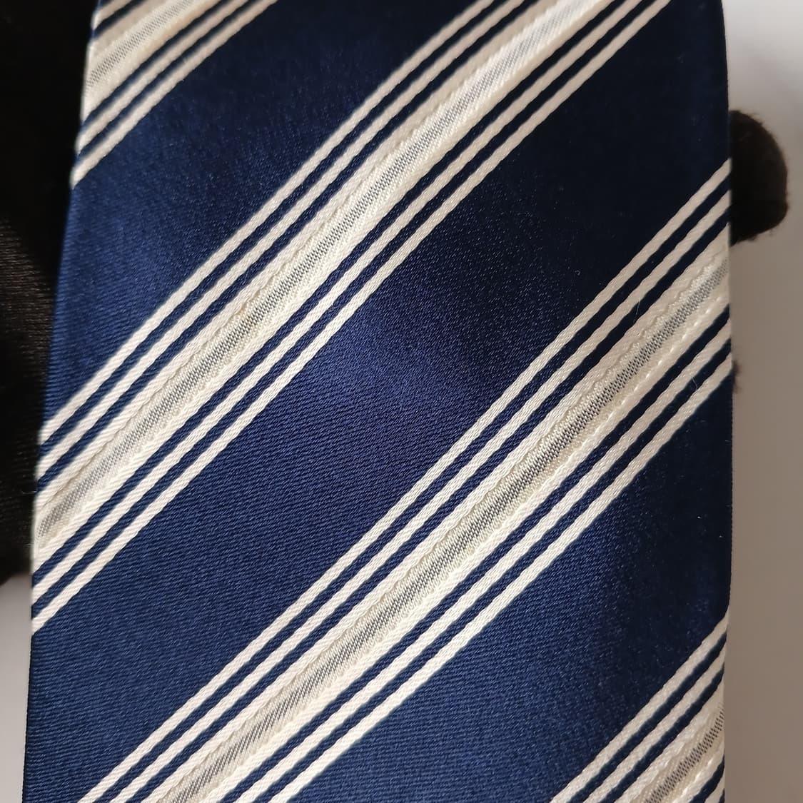 레노마 실크 네이비 스트라이프 넥타이 8.5cm A등급 A19733 상품이미지8