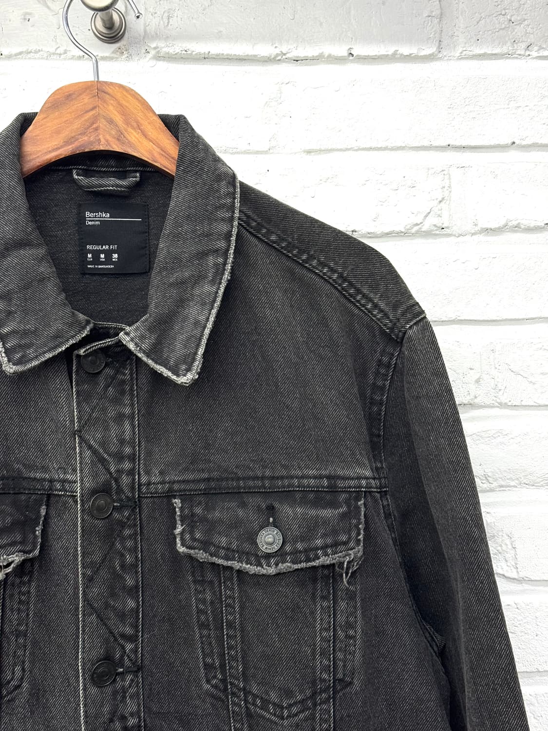 Bershka 흑청자켓 상품이미지4