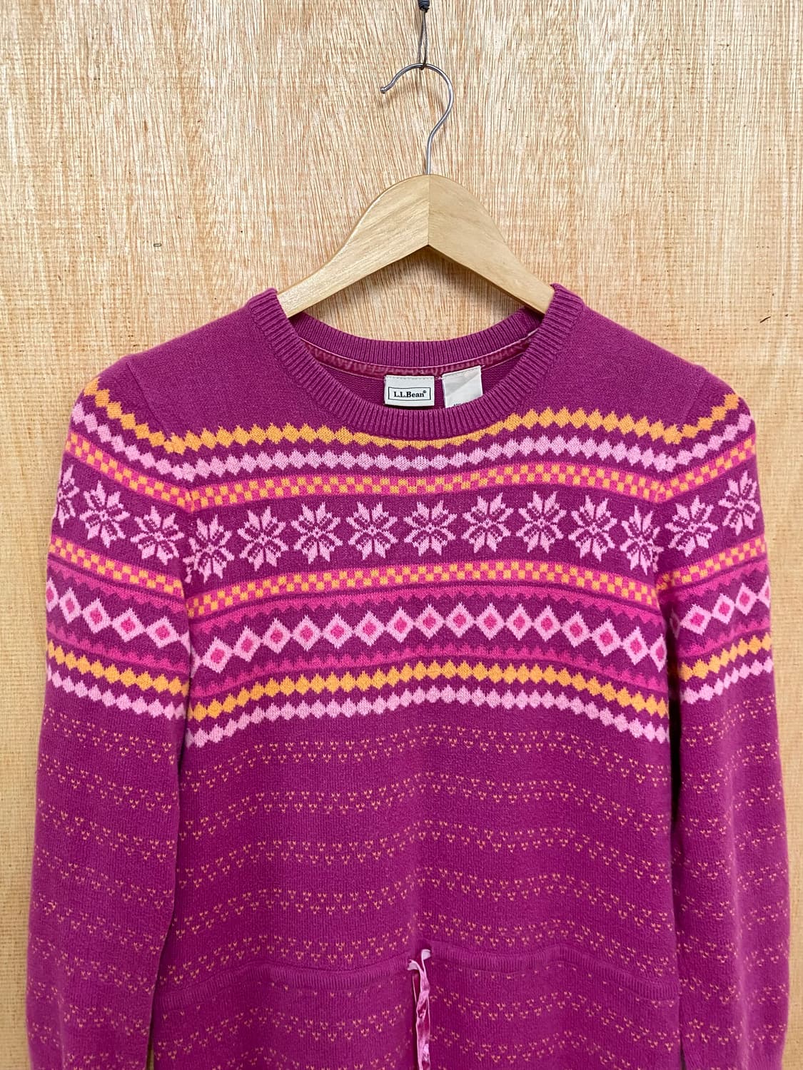 L.L. BEAN fair isle knit onepiece 페어아일 상품이미지2