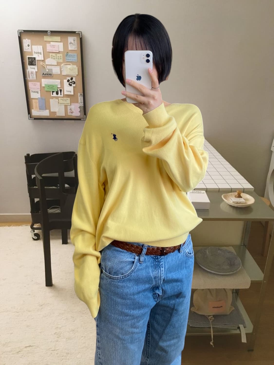 폴로랄프로렌 브이넥 니트 (Man XL) AA0973 상품이미지1