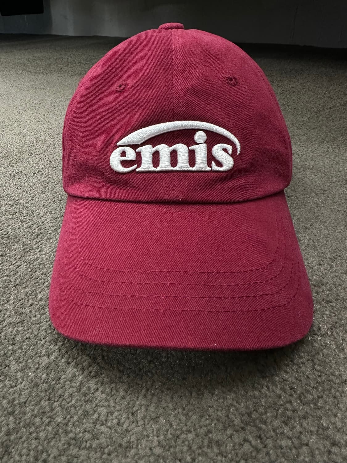 Emis 이미스 버건디 볼캡 상품이미지1