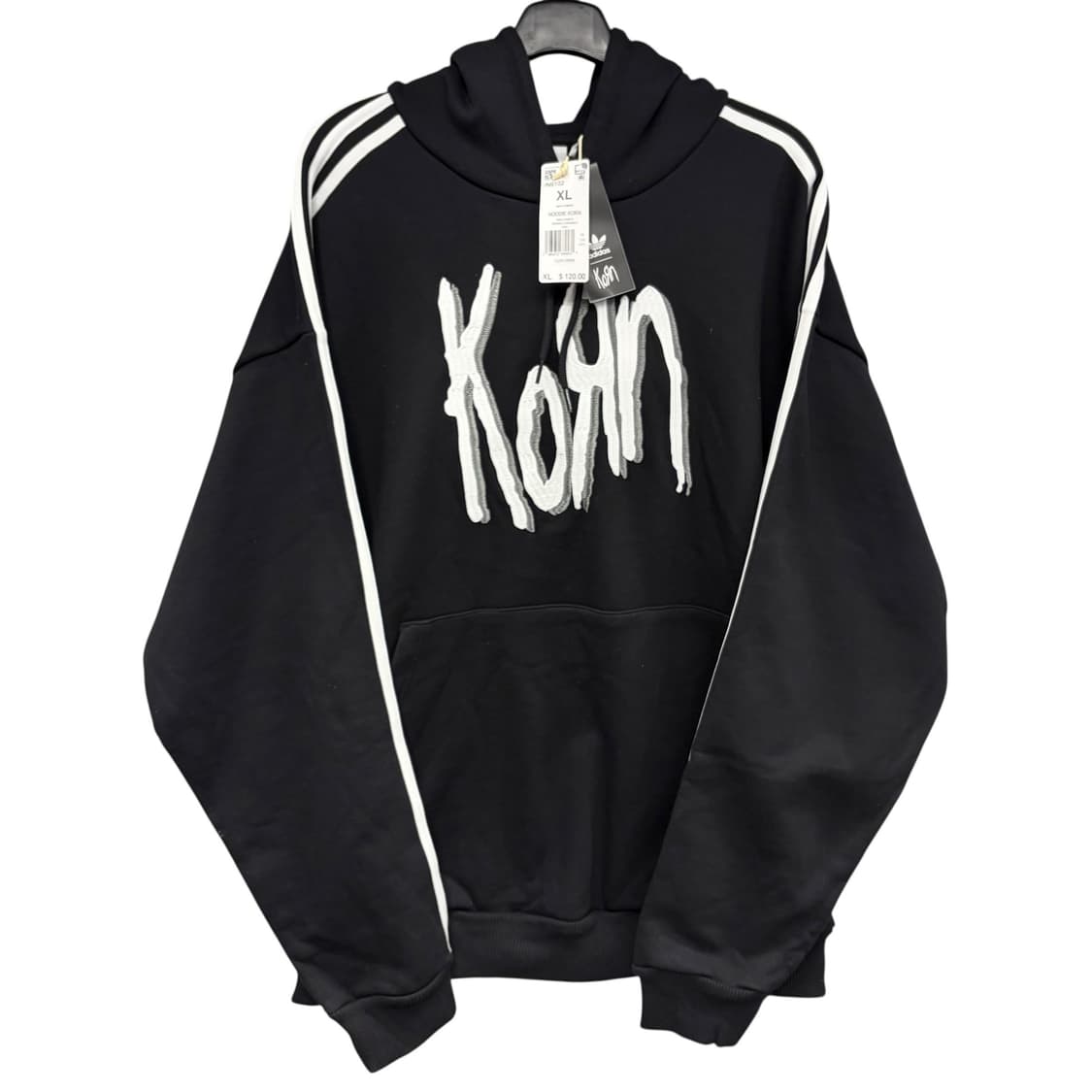 아디다스 X Korn 블랙 후드티 XL  상품이미지1