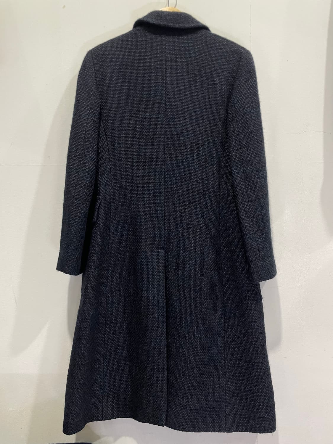 버버리 런던 네이비 트위드 더블 코트 USA 6 상품이미지2