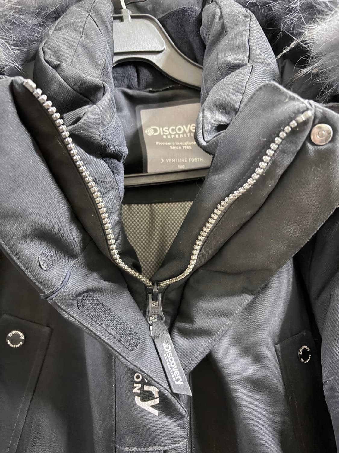 디스커버리 하프패딩코트 상품이미지2