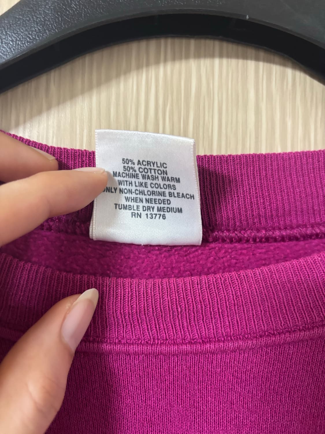 90s 헤인즈 입생로랑 YSL 맨투맨 상품이미지4