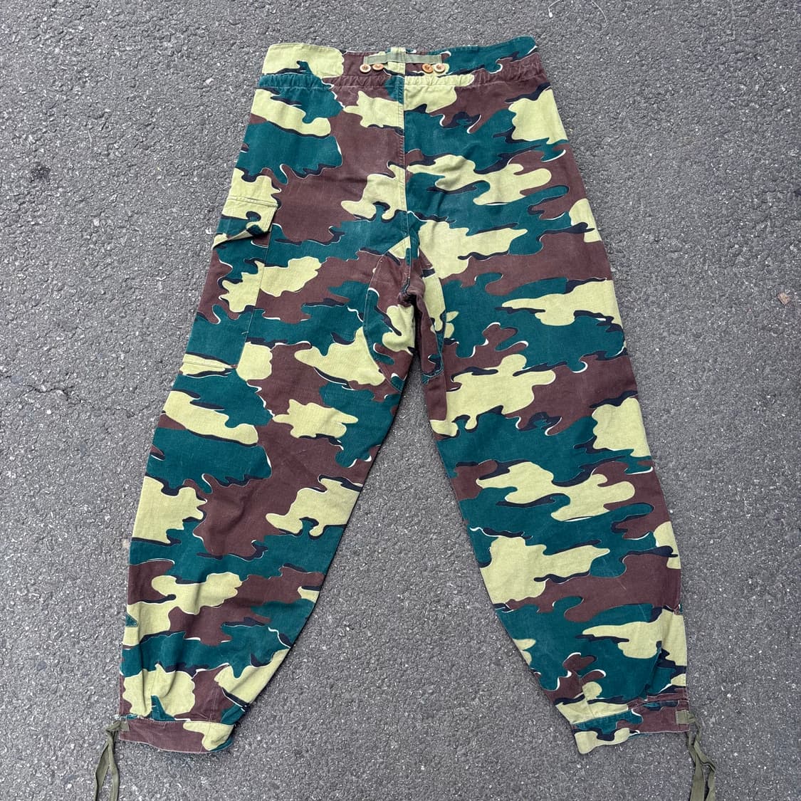 빈티지 벨기에군 지그카모 트리우저 상품이미지4