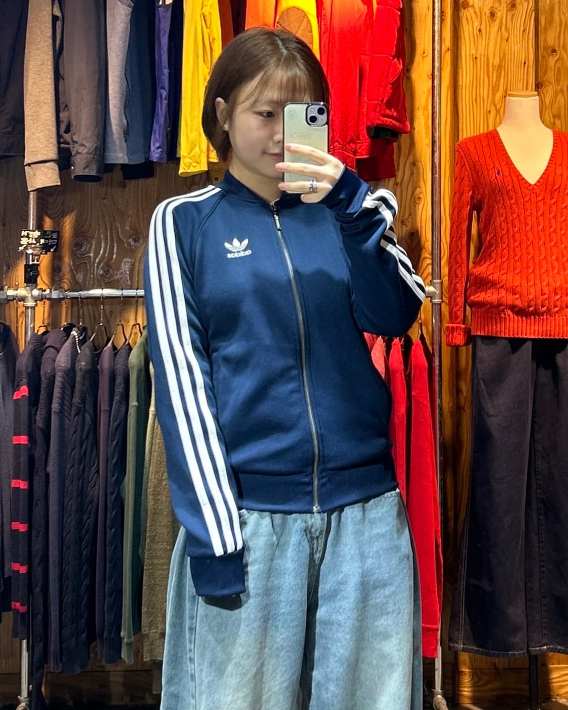 S 아디다스 파이어버드 네이비 카라리스 트랙탑 상품이미지1