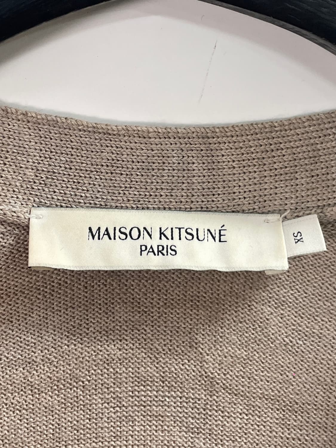 메종키츠네 폭스 브이넥 가디건 (on.149)   상품이미지7