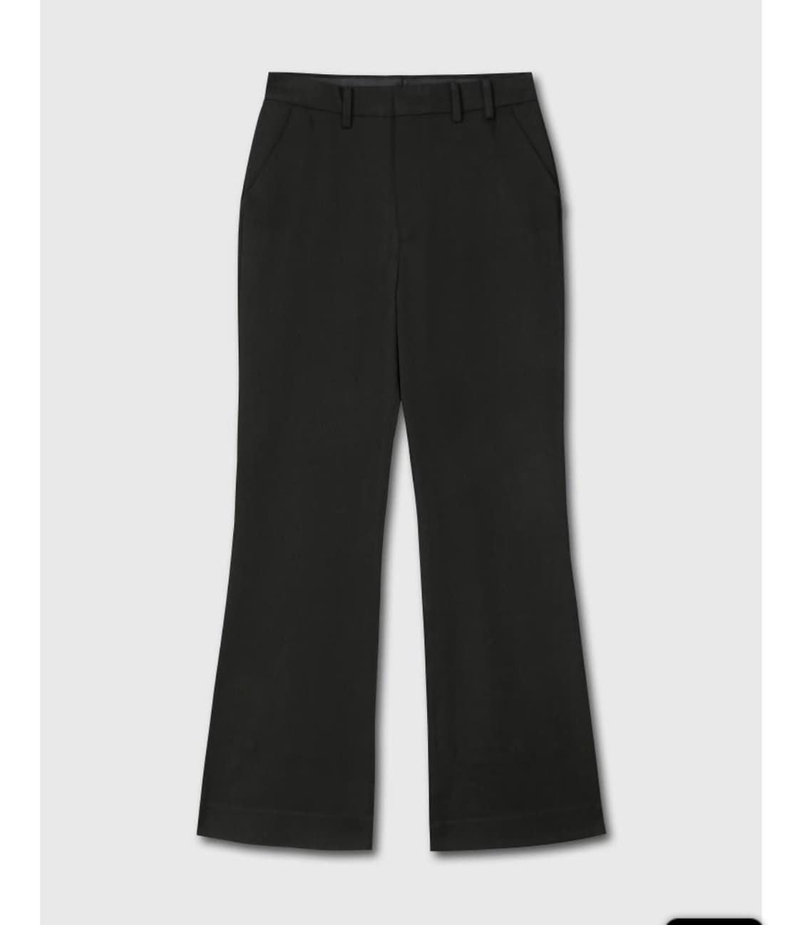 (1) 리들 플레어 울 슬랙스 블랙 상품이미지3