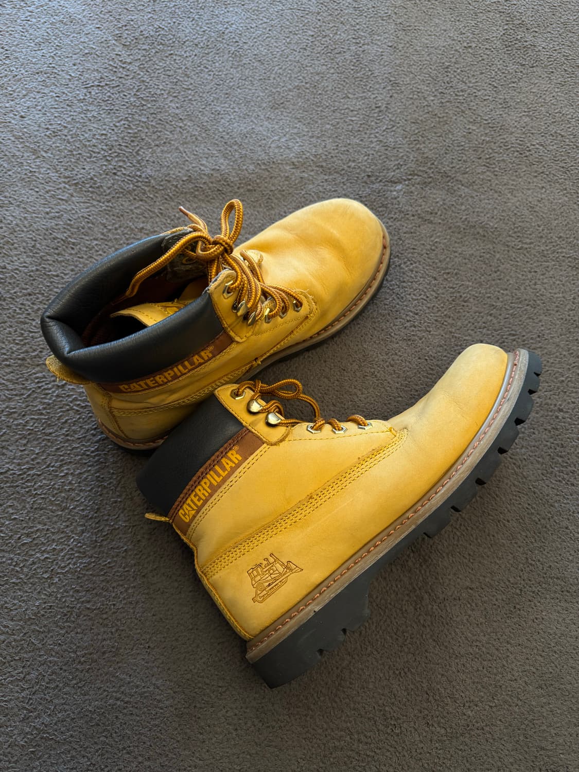 캐터필러 워커 레이스업 앵글 부츠 처분  상품이미지1