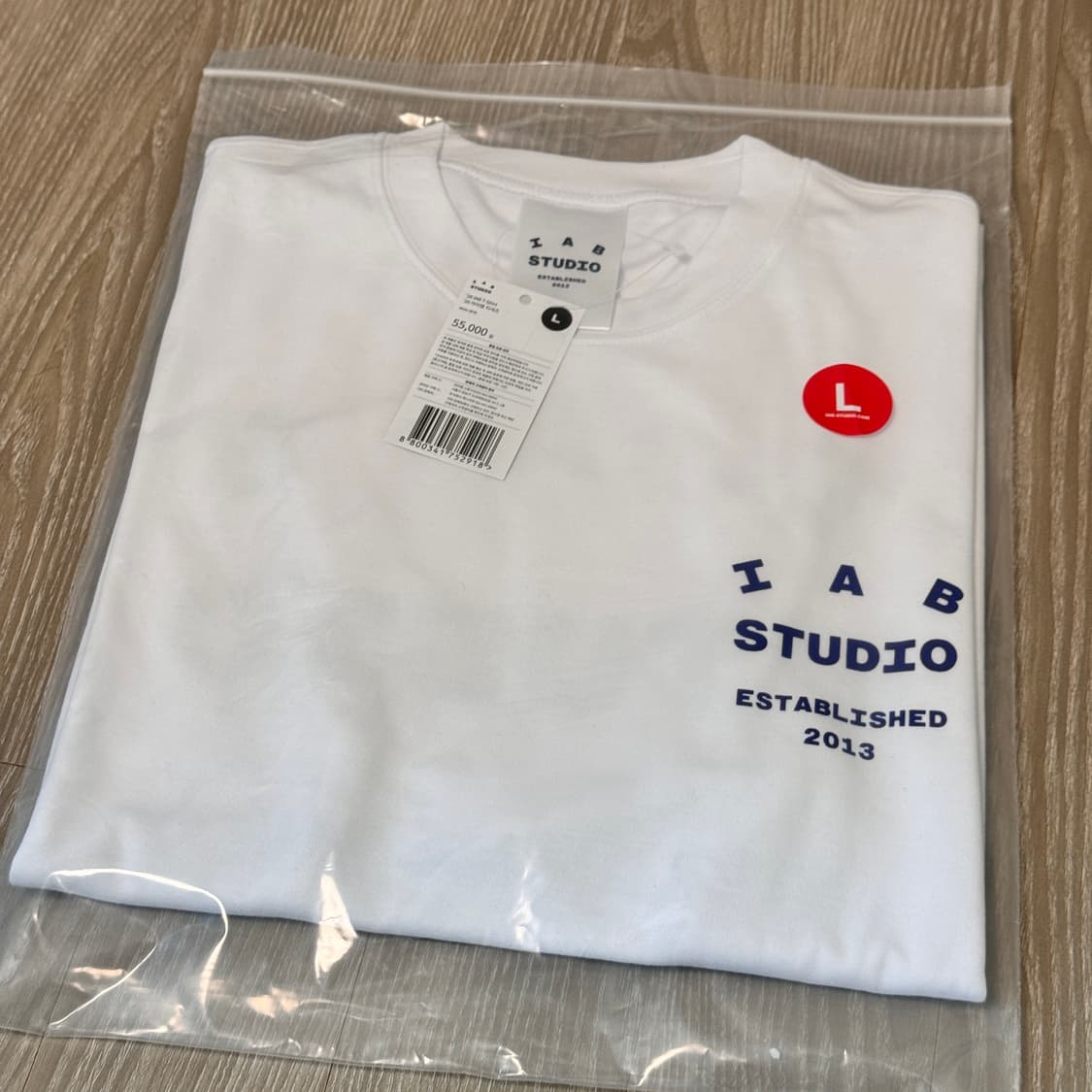 (L)아이앱 스튜디오 2026 반팔 티셔츠 화이트 상품이미지3