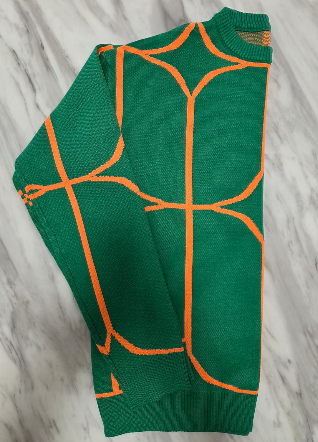 여성 패턴 크루넥 니트 상품이미지6