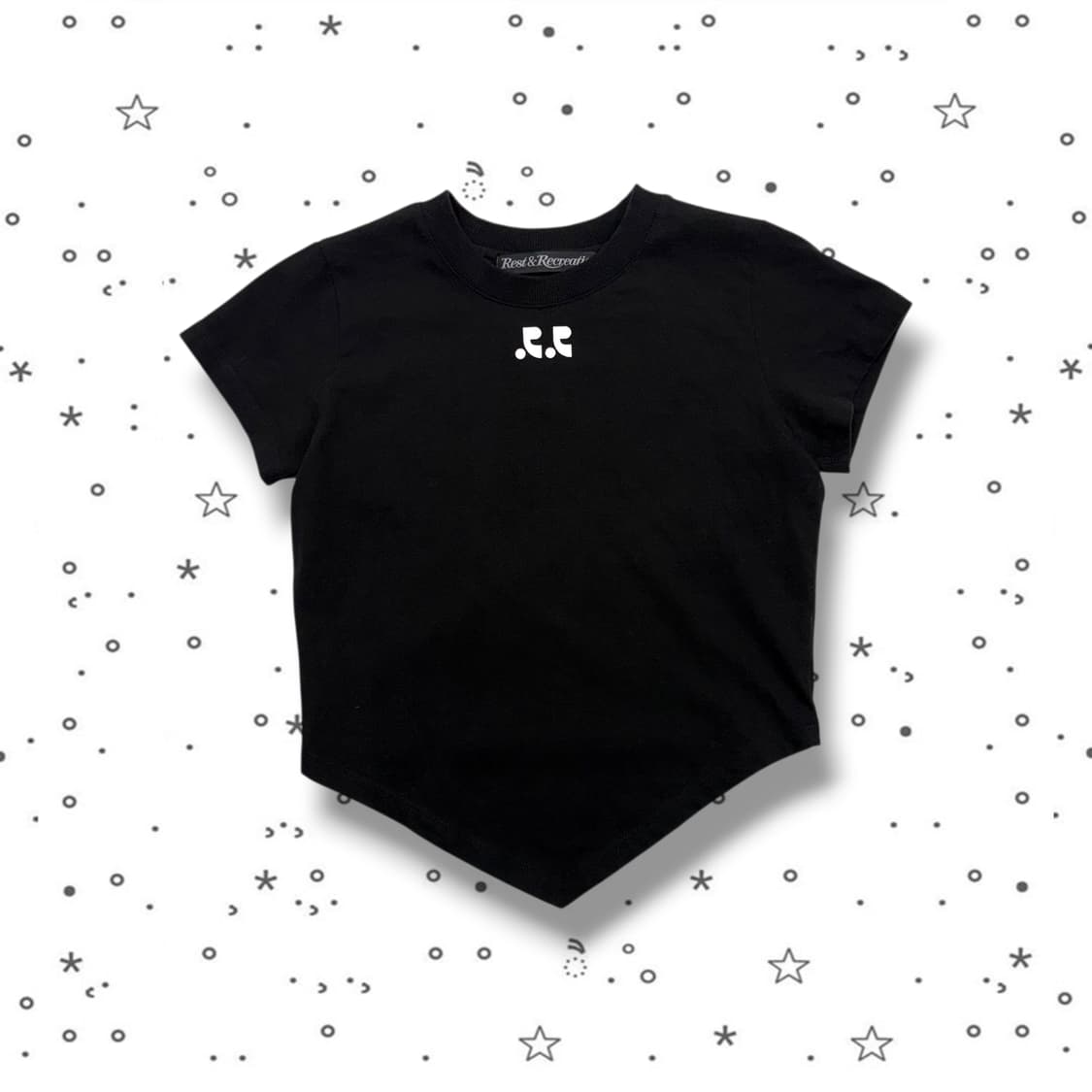 F Rest Recreation 레스트앤레크레이션 반팔 블랙 상품이미지1