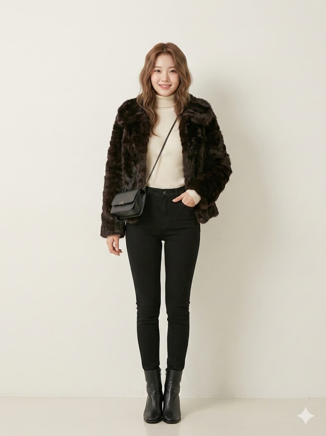 서울컬렉션(SEOUL COLLECTION) 리얼 폭스퍼 자켓 상품이미지1